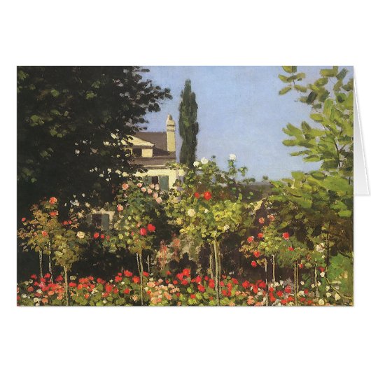 Drijvende tuin in Sainte Adresse door Claude Monet (Voorkant Horizontaal)