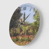 Drijvende tuin in Sainte Adresse door Claude Monet Grote Klok (Hoek)