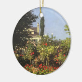 Drijvende tuin in Sainte Adresse door Claude Monet Keramisch Ornament (Links)