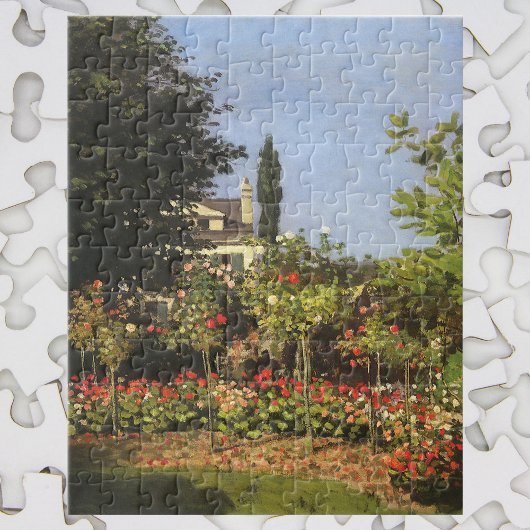 Drijvende tuin in Sainte Adresse door Claude Monet Legpuzzel