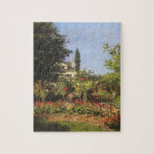 Drijvende tuin in Sainte Adresse door Claude Monet Legpuzzel (Verticaal)