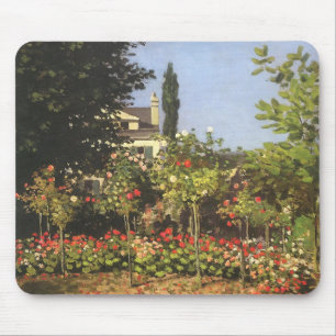 Drijvende tuin in Sainte Adresse door Claude Monet Muismat