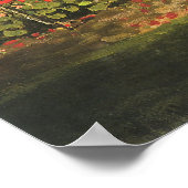 Drijvende tuin in Sainte Adresse door Claude Monet Poster (Hoek)