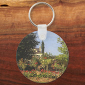 Drijvende tuin in Sainte Adresse door Claude Monet Sleutelhanger (Voorkant)