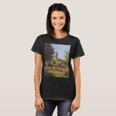 Drijvende tuin in Sainte Adresse door Claude Monet T-shirt (Voorkant volledig)