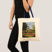 Drijvende tuin in Sainte Adresse door Claude Monet Tote Bag (Voorkant (product))