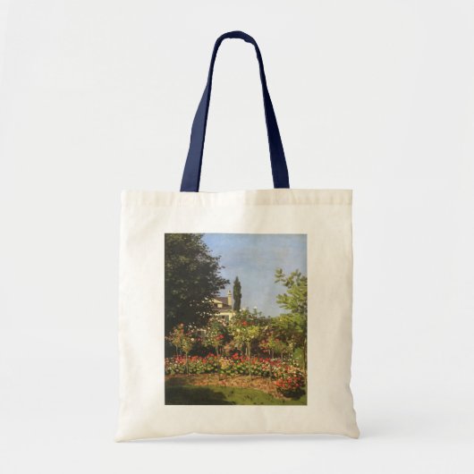 Drijvende tuin in Sainte Adresse door Claude Monet Tote Bag (Voorkant)