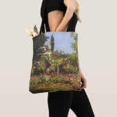 Drijvende tuin in Sainte Adresse door Claude Monet Tote Bag (Dichtbij)