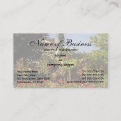 Drijvende tuin in Sainte-Adresse door Claude Monet Visitekaartje (Voorkant)