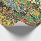 Drijvende tuin met pad door Vincent van Gogh. Cadeaupapier (Hoek)