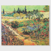 Drijvende tuin met pad door Vincent van Gogh. Cadeaupapier (Vlak)
