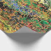 Drijvende tuin met pad door Vincent van Gogh. Cadeaupapier (Hoek)