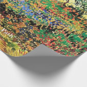 Drijvende tuin met pad door Vincent van Gogh. Cadeaupapier (Hoek)