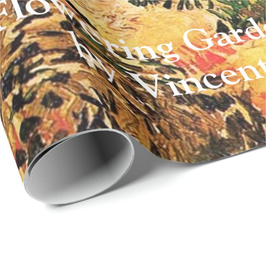 Drijvende tuin met pad door Vincent van Gogh. Cadeaupapier (Rol Hoek)