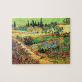 Drijvende tuin met pad door Vincent van Gogh Legpuzzel (Horizontaal)