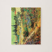 Drijvende tuin met pad door Vincent van Gogh Legpuzzel (Verticaal)