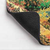 Drijvende tuin met pad door Vincent van Gogh Muismat (Hoek)