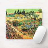 Drijvende tuin met pad door Vincent van Gogh Muismat (Met muis)