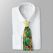 Drijvende tuin met pad door Vincent van Gogh Stropdas (Gebonden)