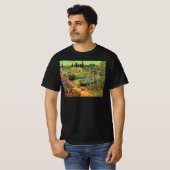 Drijvende tuin met pad door Vincent van Gogh T-shirt (Voorkant volledig)
