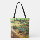 Drijvende tuin met pad door Vincent van Gogh Tote Bag (Achterkant)