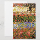 Drijvende tuin, Vincent van Gogh. Briefpapier (Voorkant / Achterkant)