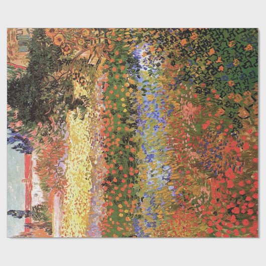Drijvende tuin, Vincent van Gogh. Cadeaupapier (Vlak)