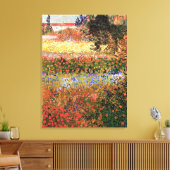 Drijvende tuin, Vincent van Gogh. Canvas Afdruk (Insitu (Woonkamer))