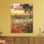 Drijvende tuin, Vincent van Gogh. Canvas Afdruk (Insitu (Woonkamer))