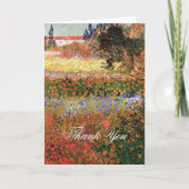 Drijvende tuin, Vincent Van Gogh. Met vriendelijke Bedankkaart (Voorkant)