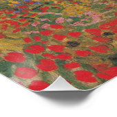 Drijvende tuin - Vincent van Gogh Perfect Poster (Hoek)