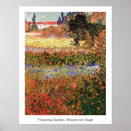 Drijvende tuin, Vincent van Gogh. Poster