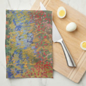 Drijvende tuin - Vincent van Gogh Theedoek (Quarter Fold)