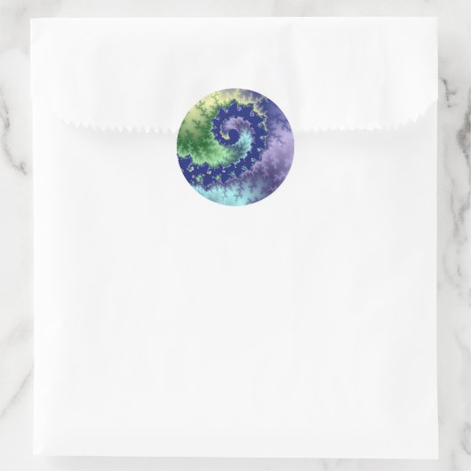 Drijvende uit - Fractal Sticker (Tas)