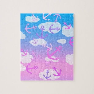 Drijvende verankers, droomscenery Kinderen Legpuzzel