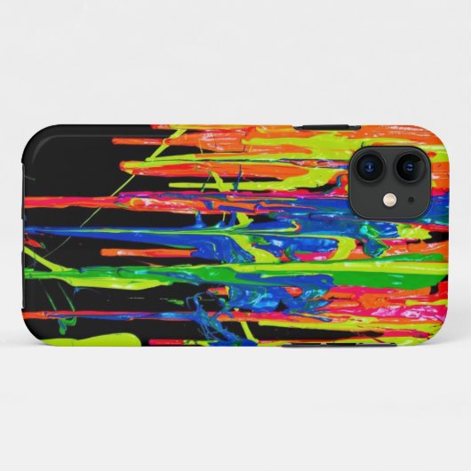 Drijvende verf Case-Mate iPhone case (Achterkant (horizontaal))