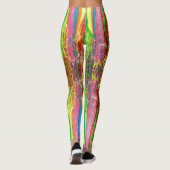 Drijvende verf leggings (Achterkant)