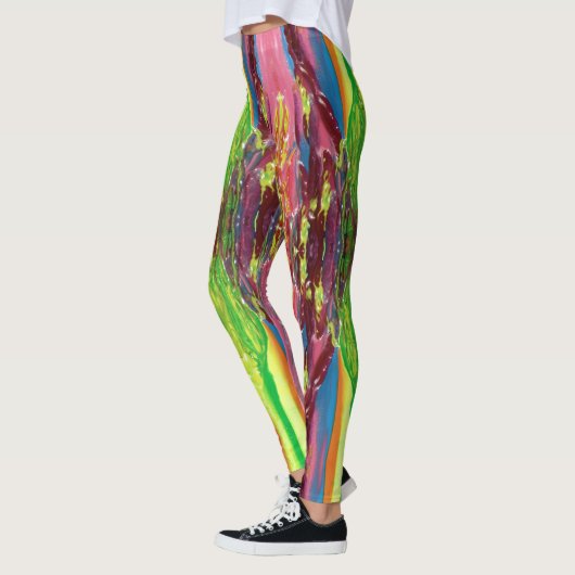 Drijvende verf leggings (Links)