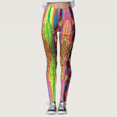 Drijvende verf leggings (Voorkant)