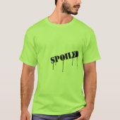 Drijvende verf "Spoiled" T-shirt (Voorkant)