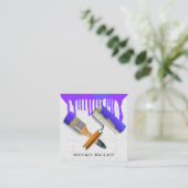 Drijvende verfwerken Professionele verf Vierkante Visitekaartje (Staand voorkant)