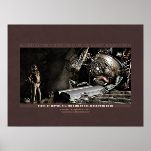 Drijvende verkoop: Servicevoorwaarden (24x18 inch) Poster (Voorkant)