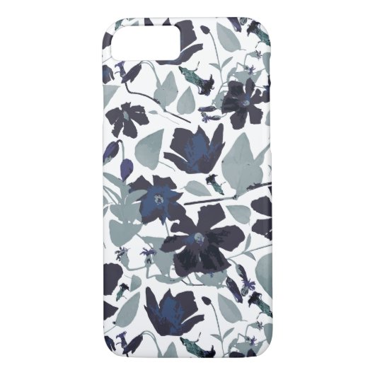 Drijvende vijn Waterverf patroon Case-Mate iPhone Case (Achterkant)