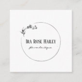 Drijvende visitekaartje voor takontwerp (Voorkant)