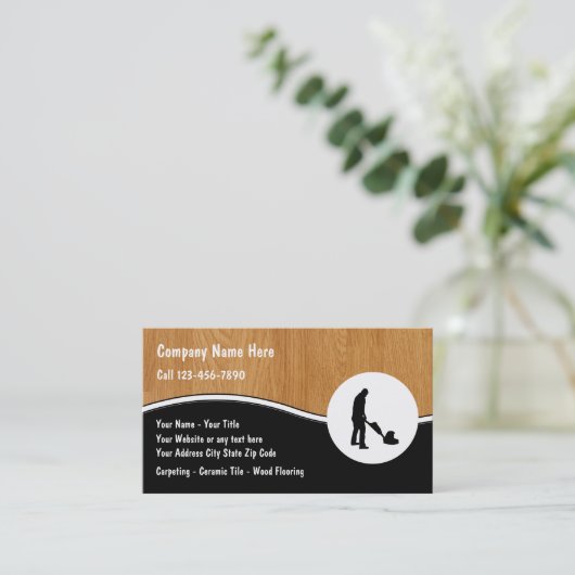 Drijvende Visitekaartjes (Staand voorkant)