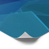 Drijvende vlakken - kleurrijke abstracte kunstafdr poster (Hoek)