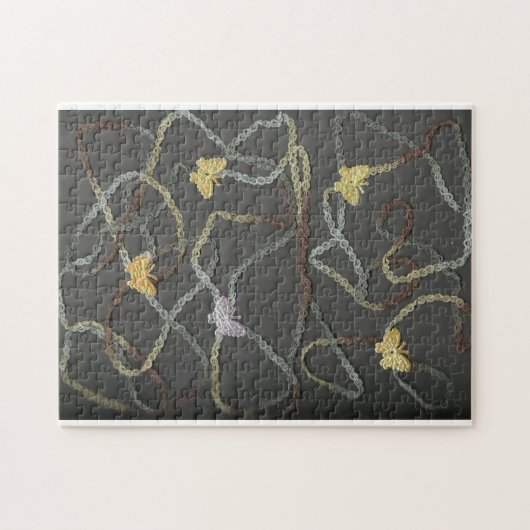 Drijvende vlinders legpuzzel (Horizontaal)