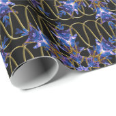 Drijvende vlokken2 bij knight Wrapping Paper Cadeaupapier (Rol Hoek)