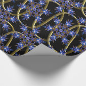 Drijvende vlokken in Knight Cadeaupapier (Hoek)