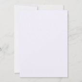 Drijvende vuilnis droomlavender bruiloft kaart (Achterkant)